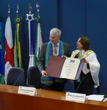 Dr Evgeny Khukhro receives the title of Professor Honoris Causa
