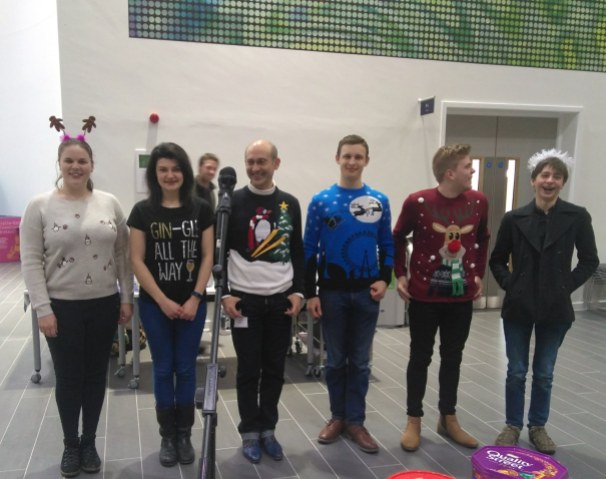 Students and staff Xmas outfits